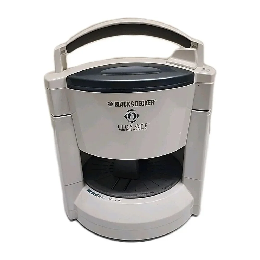 Black & Decker Lids Off Automatic Jar Opener Adjustable For Any Size Jar JW200